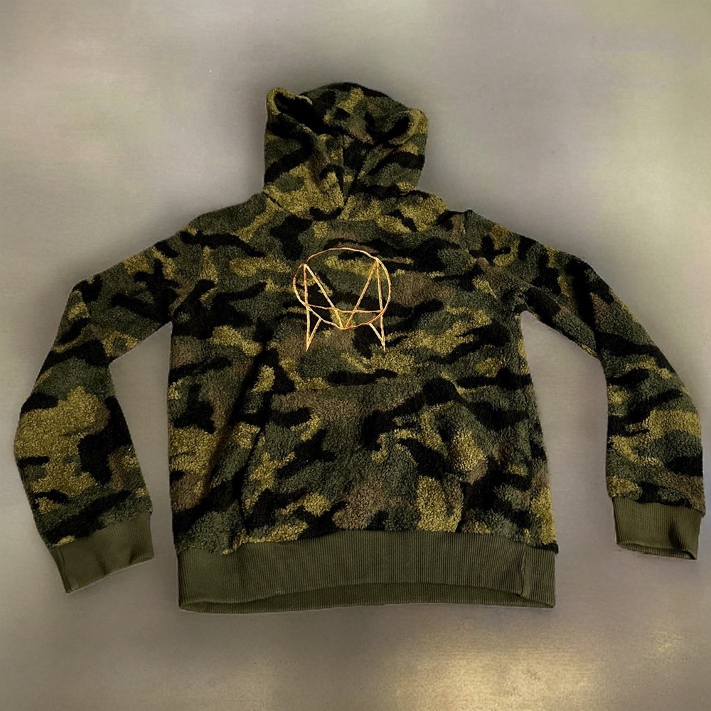 OWSLA Fuzzy Camo Hoodie